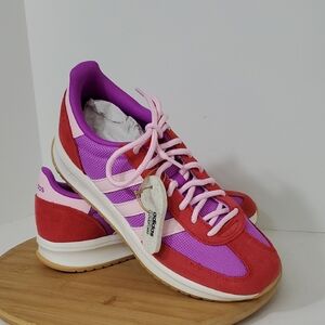 Adidas Run 70s 2.0 Sneakers Women's 10 Scarlet Purple Burst NIB